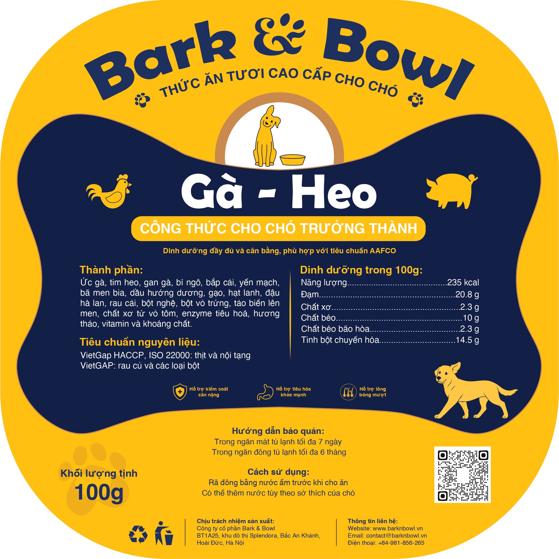 Gà - Heo (Chó Trưởng Thành)